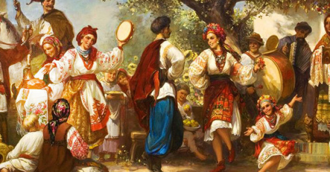 Традиционная украинская свадьба: от знакомства до калачин (видео)